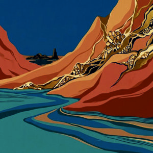 Golden Veins of the Desert