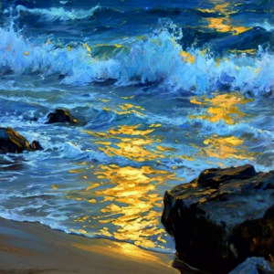 Nocturne in Gold and Blue