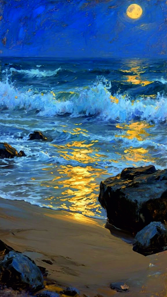 Nocturne in Gold and Blue